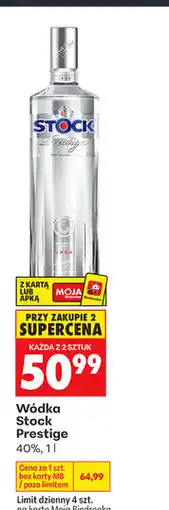 Biedronka Wódka Stock Prestige oferta
