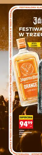Biedronka Likier Jägermeister Orange 33% oferta