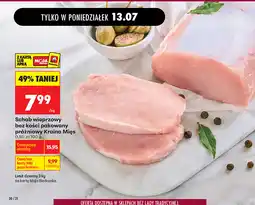 Biedronka Schab wieprzowy bez kości pakowany próżniowo Kraina Mięs oferta