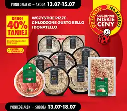 Biedronka Wszystkie pizze chłodzone Gusto Bello i Donatello oferta