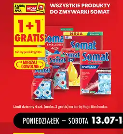 Biedronka Wszystkie produkty do zmywarki Somat oferta