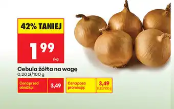 Biedronka Cebula żółta na wagę oferta