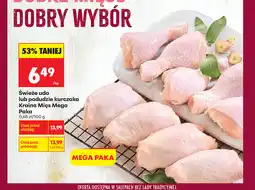 Biedronka Świeże udo lub podudzie kurczaka Kraina Mięs Mega Paka oferta