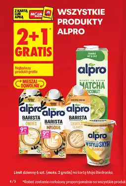 Biedronka Wszystkie produkty Alpro oferta