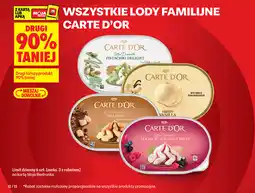 Biedronka Wszystkie lody familijne Carte D'Or oferta