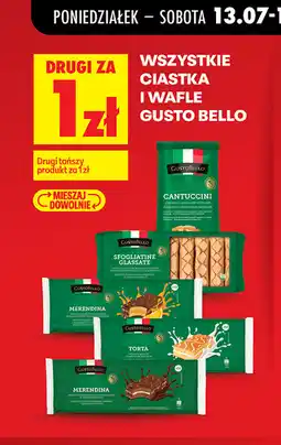 Biedronka Wszystkie ciastka i wafle Gusto Bello oferta