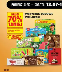 Biedronka Lodowe wielopaki (Kaktus, Big Milk, Miss TI, Marletto, Pirulo, Twister) oferta