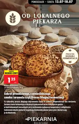 Biedronka Bułka grahamka ze słonecznikiem oferta