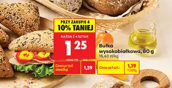 Biedronka Bułka wysokobiałkowa oferta
