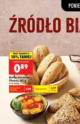 Biedronka Bułka poranna fitness oferta