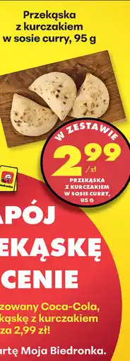 Biedronka Przekąska z kurczakiem w sosie curry oferta