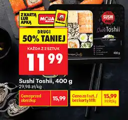 Biedronka Sushi Toshio oferta