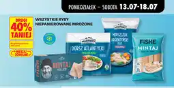 Biedronka WSZYSTKIE RYBY NIEPANIEROWANE MROŻONE oferta