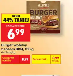 Biedronka Burger wołowy z sosem BBQ oferta