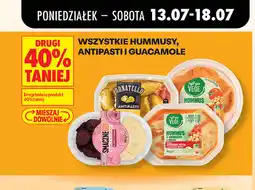 Biedronka Wszystkie hummusy, antipasti i guacamole (Go Vege, Donatello, Smacznego) oferta