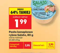 Biedronka Pasta kanapkowa rybna Salato oferta