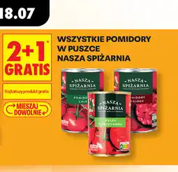 Biedronka Wszystkie pomidory w puszce Nasza Spiżarnia oferta