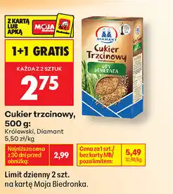 Biedronka Cukier trzcinowy Diamant oferta