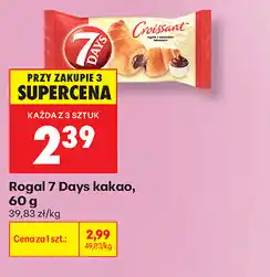 Biedronka Rogal 7 Days kakao oferta
