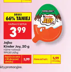 Biedronka Jajko Kinder Joy oferta