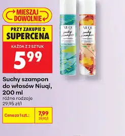 Biedronka Suchy szampon do włosów Niuqi oferta