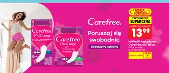 Biedronka Wkładki higieniczne Carefree, 40-48 szt oferta