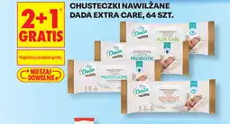 Biedronka Chusteczki nawilżane Dada Extra Care, 64 szt oferta
