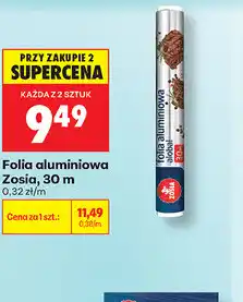 Biedronka Folia aluminiowa Zosia, 30 m oferta