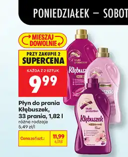 Biedronka Płyn do prania Kłębuszek, 33 prania oferta