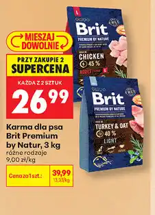 Biedronka Karma dla psa Brit Premium by Nature oferta