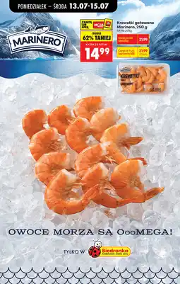 Biedronka Krewetki gotowane Marinero oferta