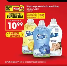 Biedronka Płyn do płukania tkanin Silan Sensitive & Baby oferta