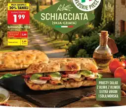 Biedronka Pieczywo Schiacciata oferta