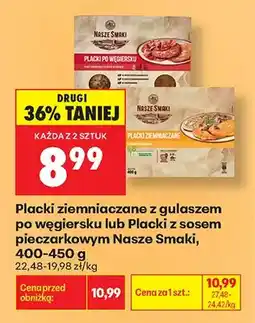 Biedronka Placki ziemniaczane z gulaszem po węgiersku Nasze Smaki oferta
