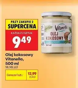 Biedronka Olej kokosowy bezzapachowy Vitanella oferta