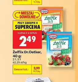 Biedronka Żelflix 2:1 Dr.Oetker oferta
