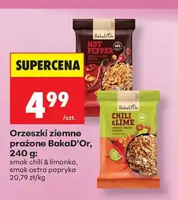 Biedronka Orzeszki ziemne prażone BakaD'Or smak chili & limonka oferta