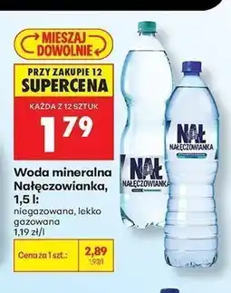 Biedronka Woda mineralna Nałęczowianka niegazowana oferta