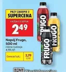Biedronka Napój Frugo czarne oferta