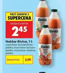 Biedronka Nektar Riviva marchew brzoskwinia jabłko oferta