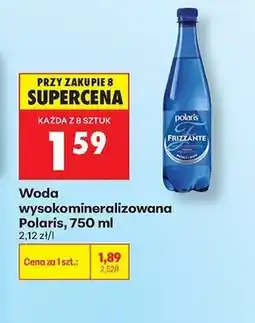 Biedronka Woda wysokomineralizowana Polaris Frizzante oferta