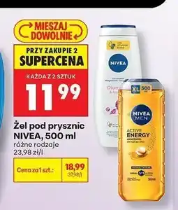 Biedronka Żel pod prysznic Nivea Men Active Energy oferta