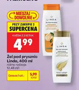 Biedronka Żel pod prysznic Linda Pomarańcza oferta