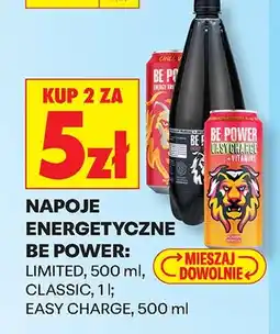 Biedronka Napój energetyczny Be Power Classic oferta