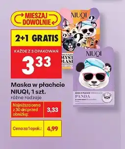 Biedronka Maska w płachcie Niuqi Panda oferta
