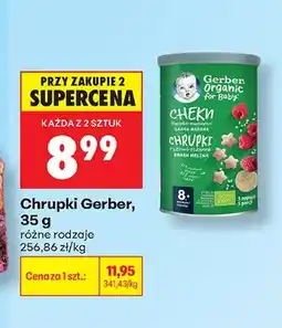 Biedronka Chrupki Gerber Organic oferta