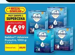 Biedronka Mleko następne Bebilon Advance Pronutra 2 oferta