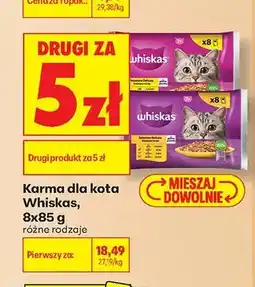 Biedronka Karma dla kota Whiskas 8-pak oferta