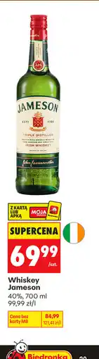 Biedronka Whiskey Jameson oferta