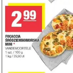 Spar Focaccia śródziemnomorska mini Vandemoortele oferta